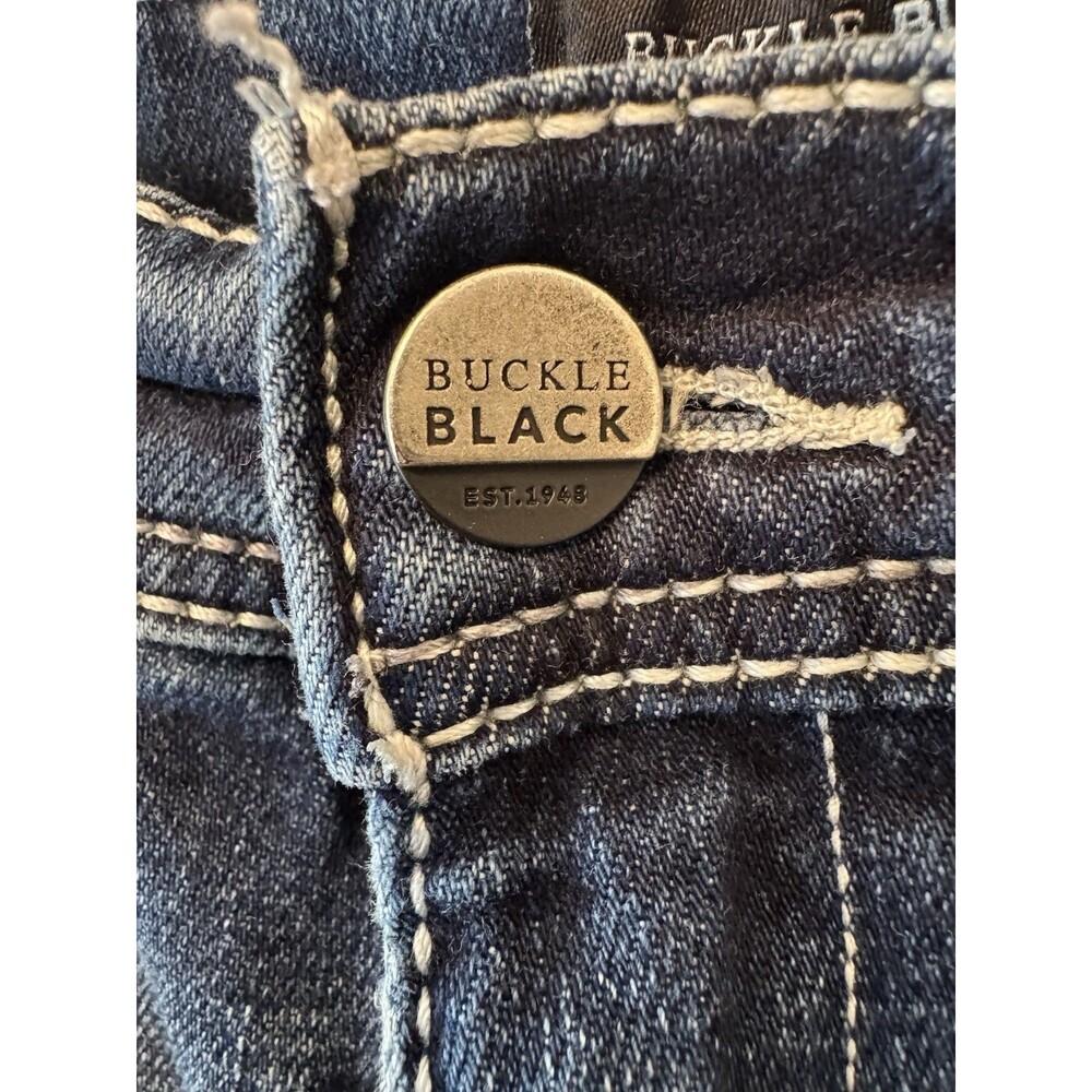 Buckle Black Men’s Slim Bootcut Stretch Denim Jeans Blue Mid Rise Size 30 - Picture 3 of 9